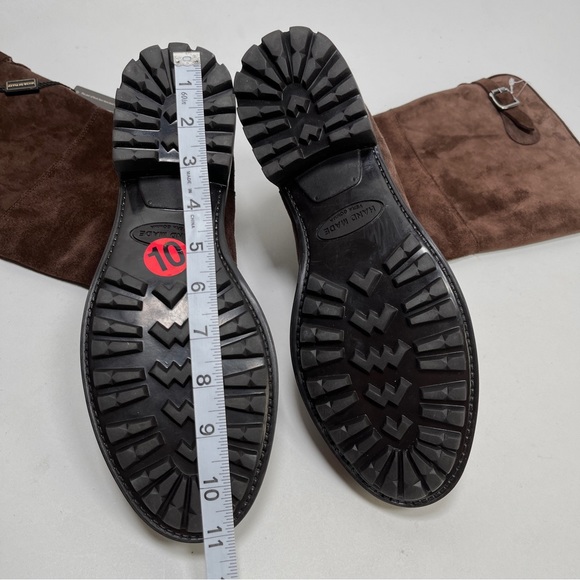 BOEMOS Womans Boots Hand Crafted Brown Leather Suede Tall Boots 120932940 - Picture 4 of 13